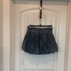 Better Be Dark Blue Bubble Mini Skirt